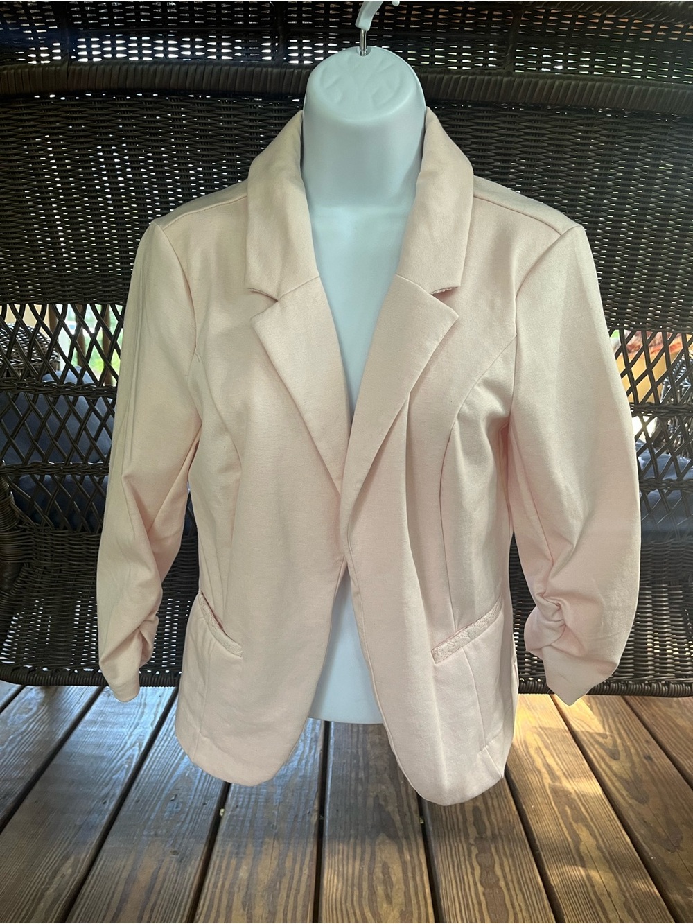 Candie's Light Pink Tailored Blazer Jacket